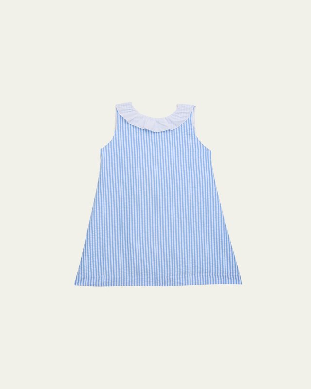 Sleeveless Stripe Dress W Eric Rac Waist